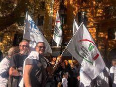 Protesta taxi-Ncc a Roma - (AdnKronos)