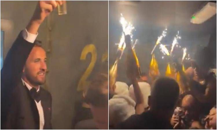 Kane e i festeggiamenti per il Pallone d'Oro - (X)