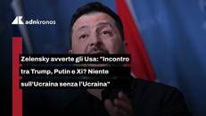 Zelensky avverte gli Usa: 