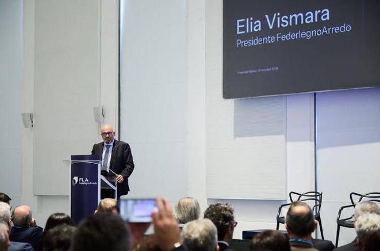 Elia Vismara, presidente di FederlegnoArredo - (Foto Adnkronos)