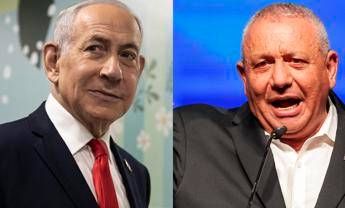 Netanyahu ed Eisenkot - (Afp)