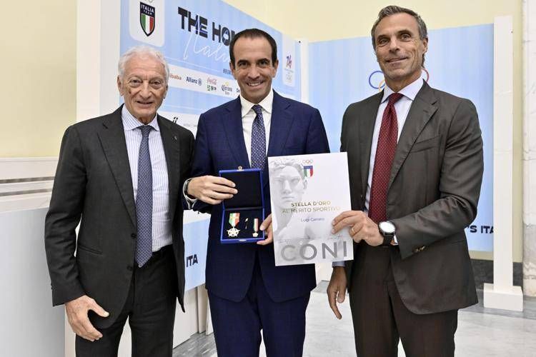 Luciano Buonfiglio, Luigi Carraro e Carlo Mornati - Uff stampa