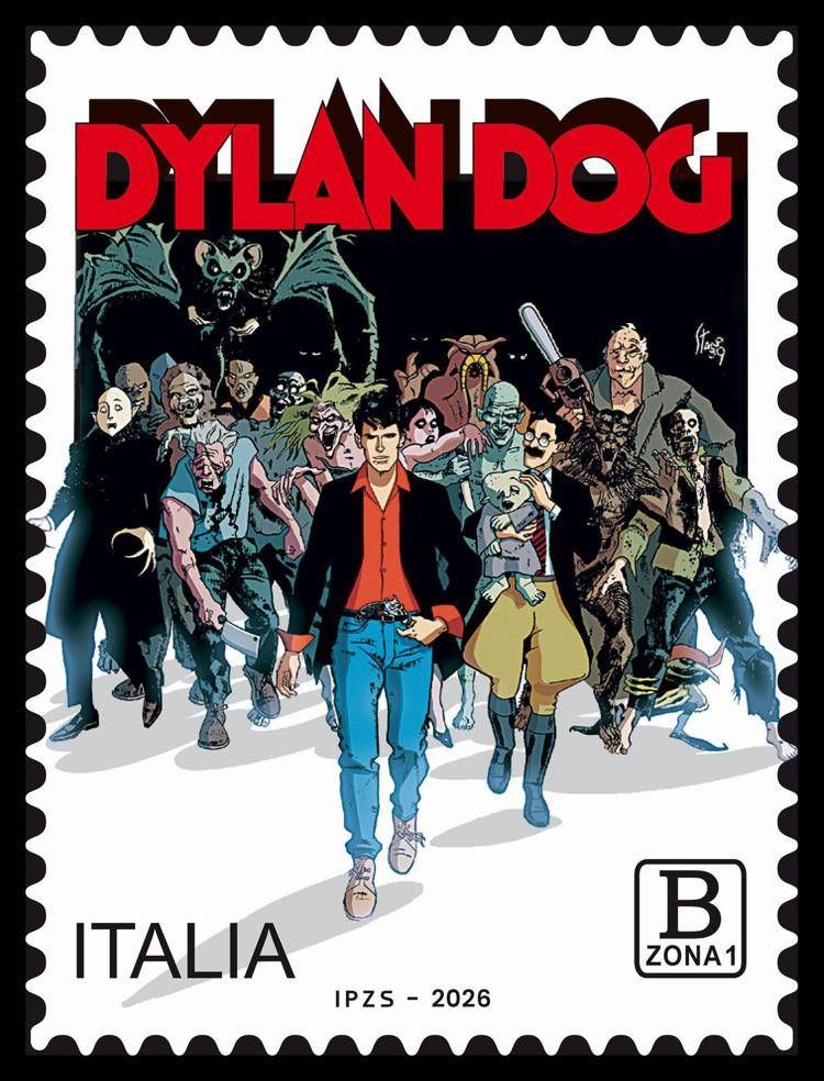 Poste Italiane dedica un francobollo a Dylan Dog