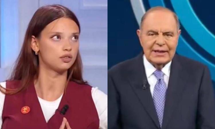 Sabrina Brizzola e Bruno Vespa