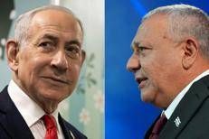 Benjamin Netanyahu e Gadi Eisenkot - (Afp)