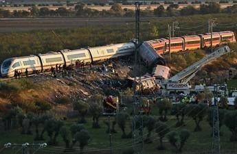 Il disastro ferriviario in Spagna - Afp
