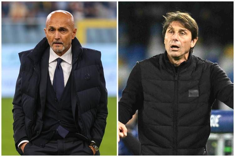 Luciano Spalletti e Antonio Conte - Ipa/Fotogramma