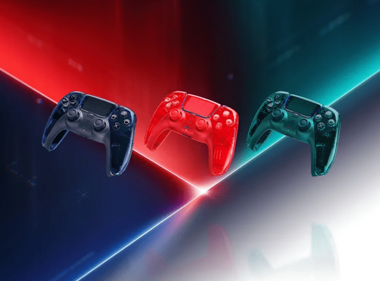 PS5, arrivano controller e scocche trasparenti