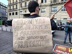 Corteo a Napoli - (Adnkronos)