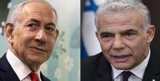 Benjamin Netanyahu e Yair Lapid - (Ipa)