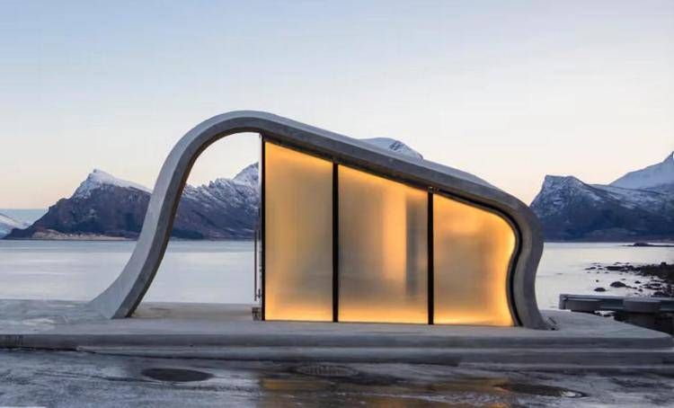 Un bagno pubblico in Norvegia - (foto dal sito Visit Norway)