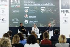 da destra Simon Staffler, Federica Fina, Federico Tosazzi - (foto Ufficio stampa)