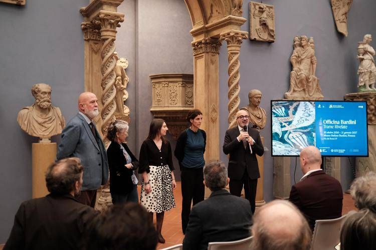 (La presentazione della mostra al Museo Bardini - ufficio stampa)