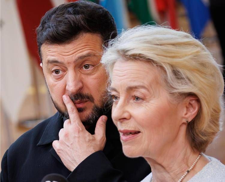 Zelensky e von der Leyen - (Fotogramma)