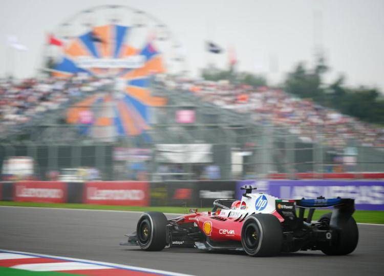 La Ferrari di Leclerc in Messico - Ipa