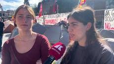 Sciopero generale, a Roma la notte in tenda dei manifestanti: 