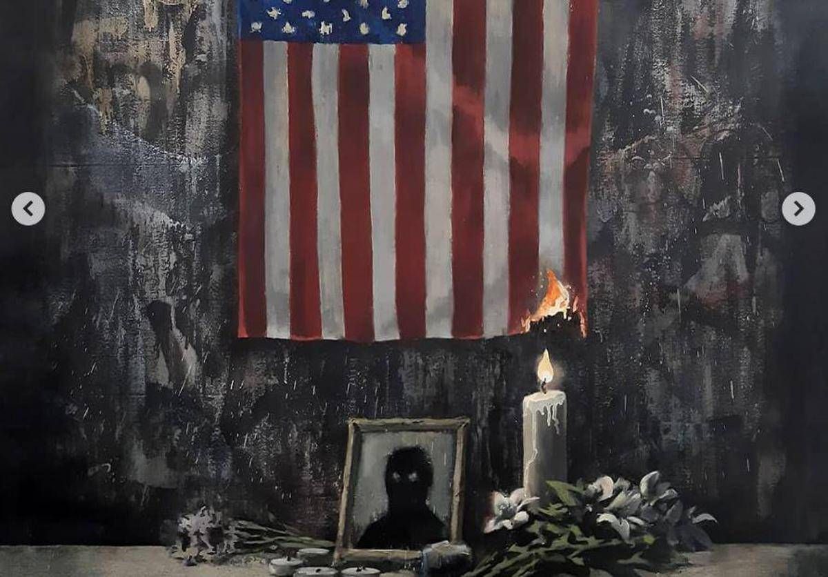 Banksy Pubblica Opera Su George Floyd Il Problema E Dei Bianchi