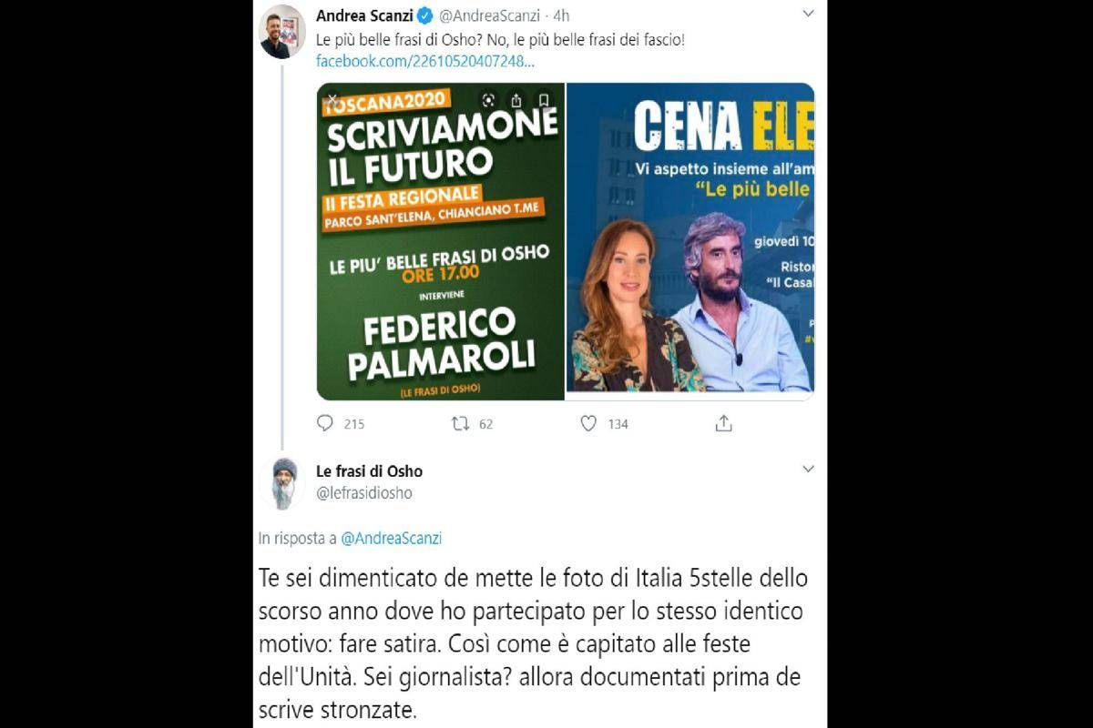 Scanzi Vs Osho Duello Social