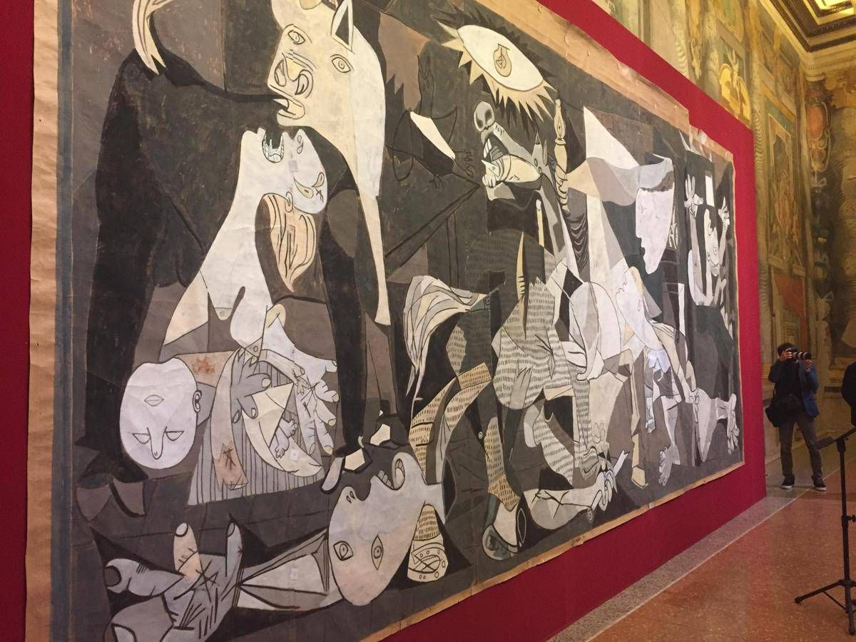 Il Cartone Di Guernica Al Senato