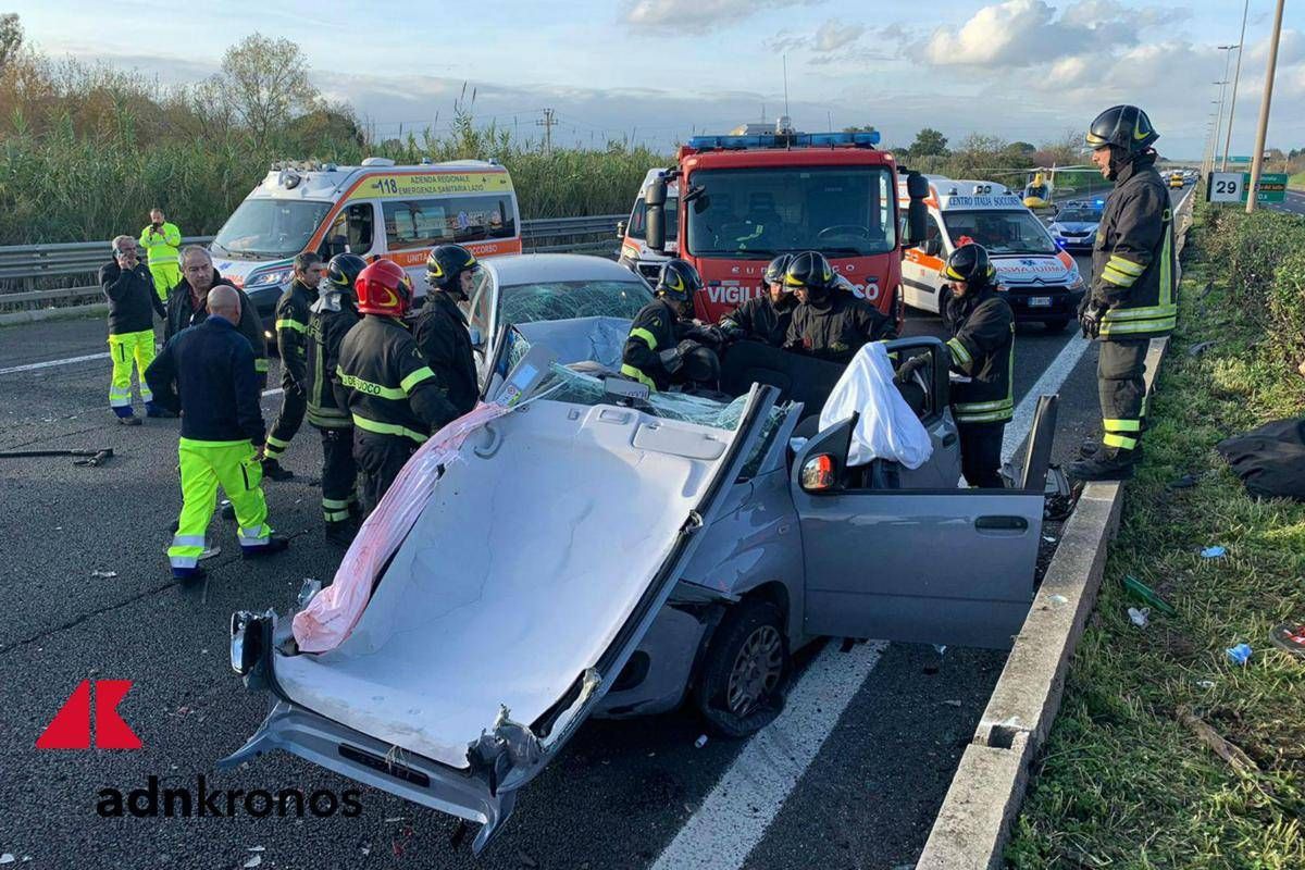 Gra Roma Maxi Scontro 5 Feriti