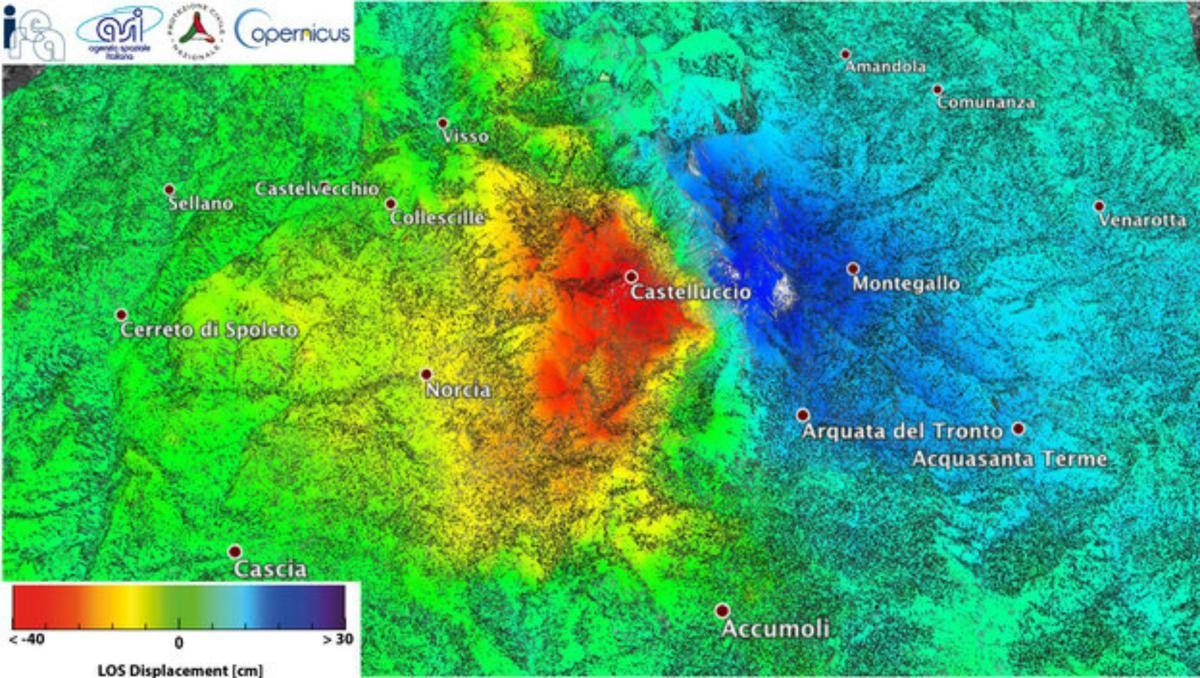 Terremoto Deformata Un Area Di 1 100 Km Quadrati