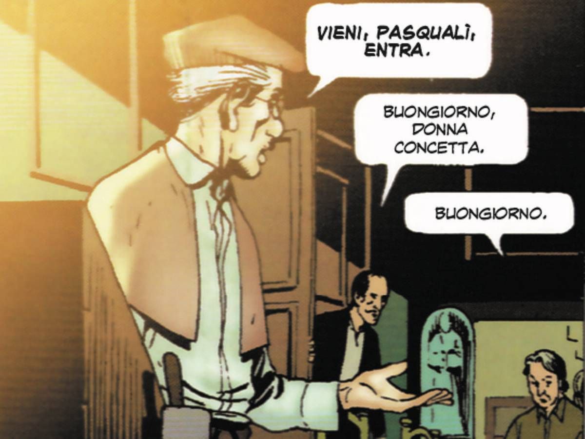 Il Teatro Di Eduardo De Filippo A Fumetti Natale In Casa Cupiello Arte Poster