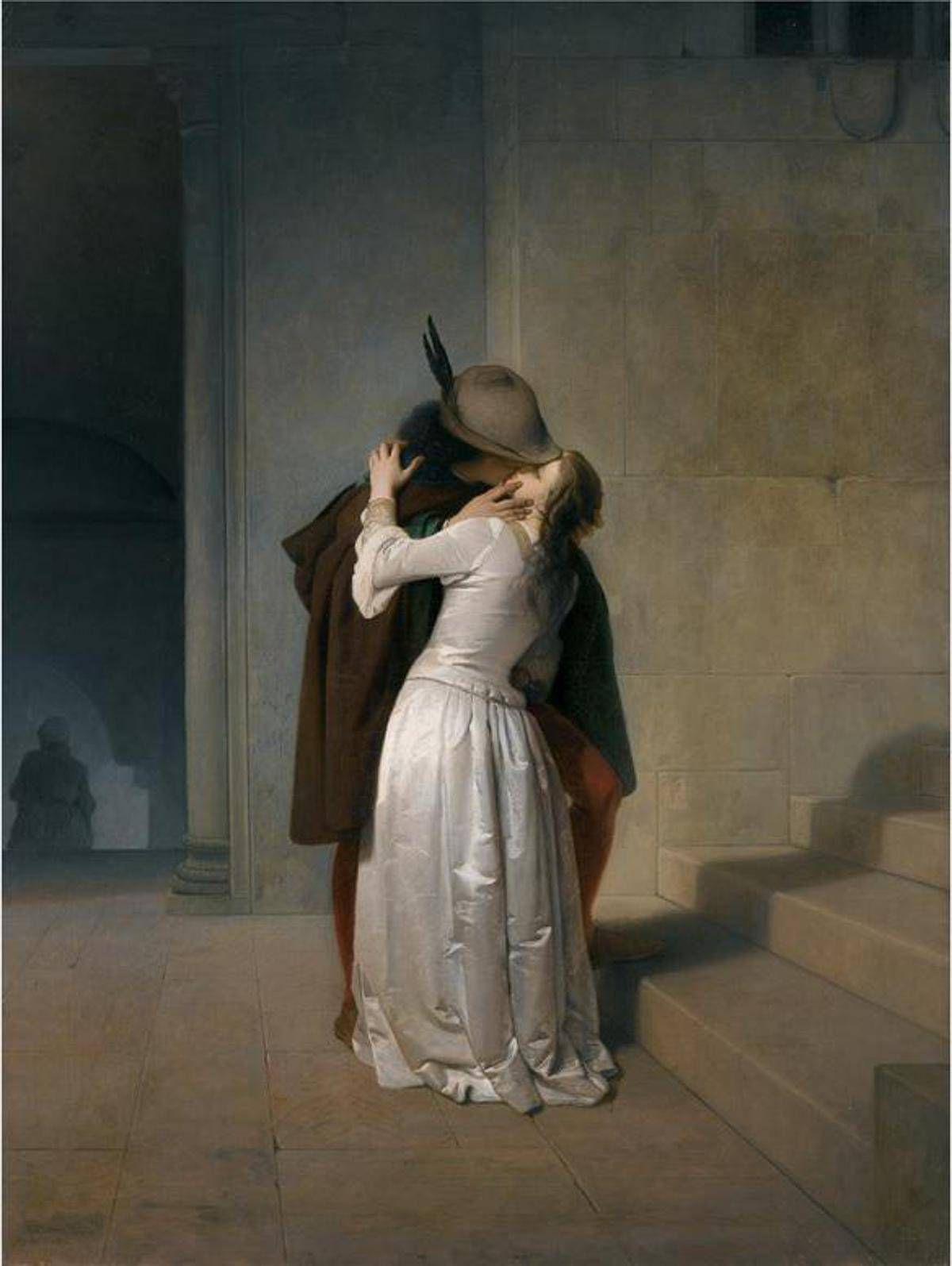 Le tre versioni del 'Bacio' di Hayez