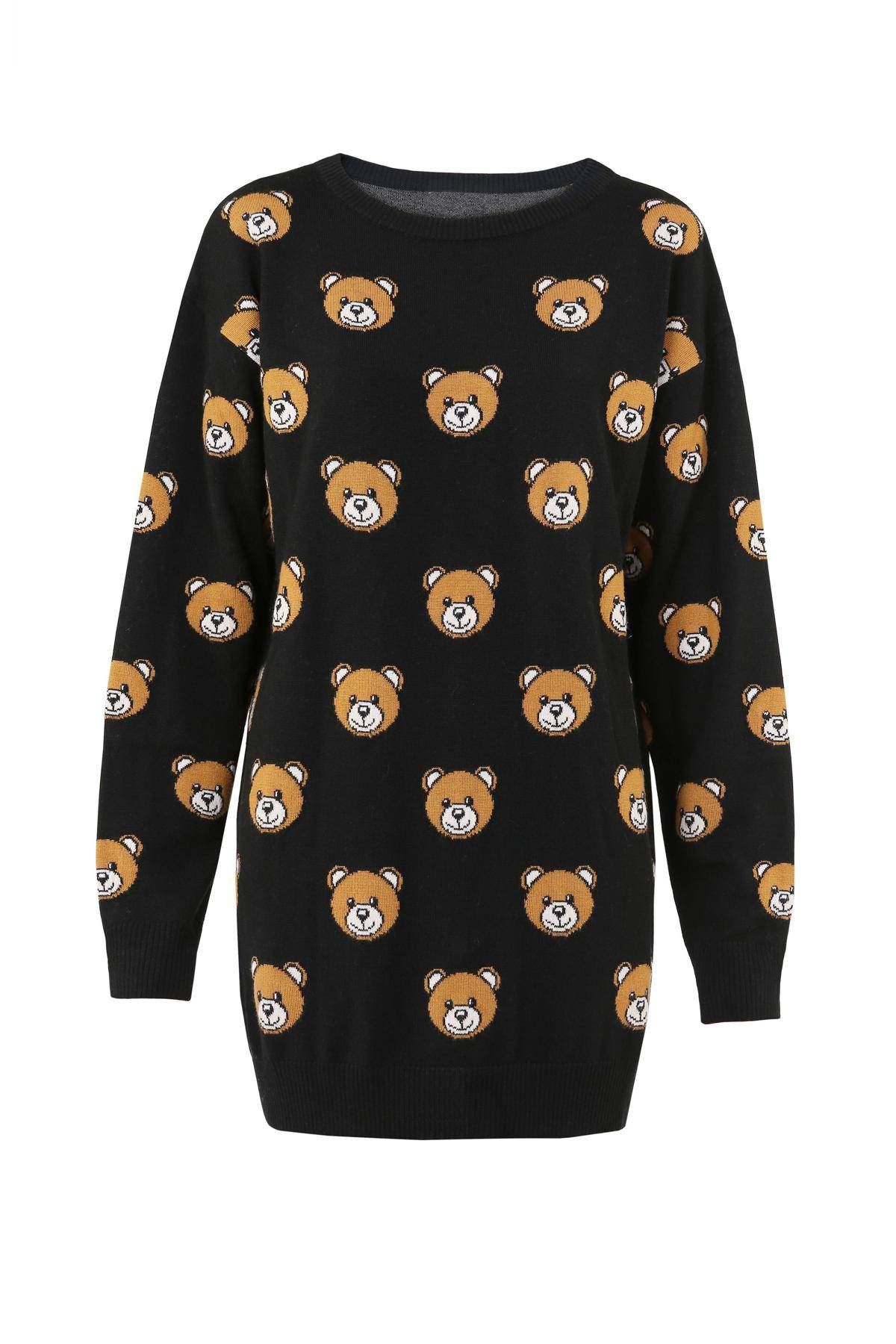 moschino maglia con orso