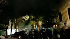 Roma, proteste anti-coprifuoco: le immagini