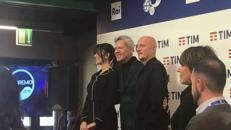 Baglioni, Raffaele e Bisio: il tris d'assi arriva in sala stampa