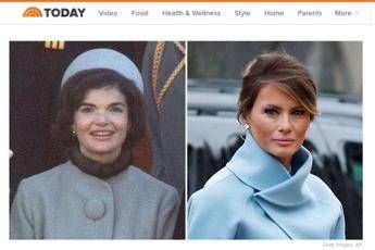Melania come Jackie Kennedy, in azzurro per l'Inauguration Day Melania come Jackie Kennedy, in azzurro per l'Inauguration Day