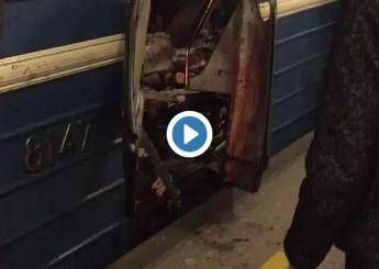 Esplosione in metro, le prime immagini da San Pietroburgo Esplosione in metro, le prime immagini da San Pietroburgo