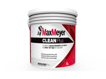 CleanPlus: la pittura MaxMeyer smacchiabile al 100% su oltre 30 tipi di macchie, disponibile in tutti i colori CleanPlus: la pittura MaxMeyer smacchiabile al 100% su oltre 30 tipi di macchie, disponibile in tutti i colori