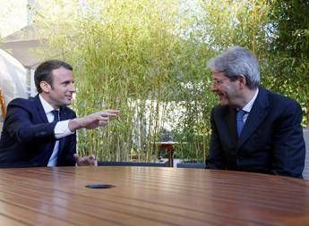 'Colloquio cordiale' Macron-Gentiloni su Libia e Fincantieri 'Colloquio cordiale' Macron-Gentiloni su Libia e Fincantieri
