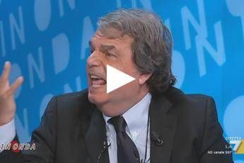 Brunetta litiga in tv: Fate il gioco dei criminali Brunetta litiga in tv: Fate il gioco dei criminali