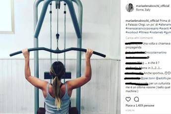 Un po' di allenamento, Maria Elena Boschi in palestra Un po' di allenamento, Maria Elena Boschi in palestra