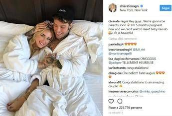 Chiara Ferragni e Fedez: Aspettiamo un baby raviolo Chiara Ferragni e Fedez: Aspettiamo un baby raviolo
