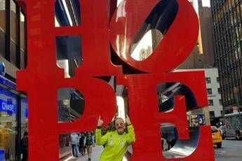 Due maratone New York con il cancro, la sfida di Leonardo Due maratone New York con il cancro, la sfida di Leonardo