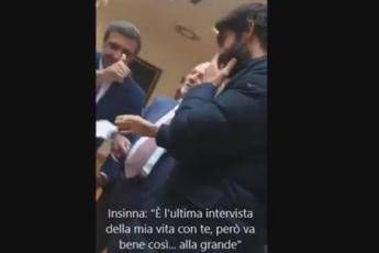 Addio per sempre, Flavio Insinna litiga con giornalista Addio per sempre, Flavio Insinna litiga con giornalista