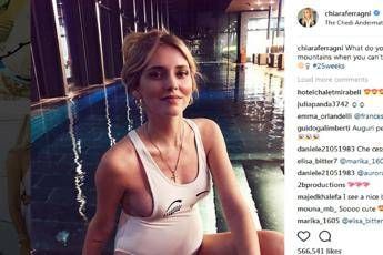 Il pancione di Chiara Ferragni scatena i fan Il pancione di Chiara Ferragni scatena i fan