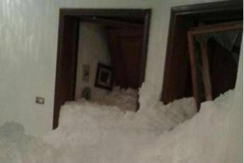 Slavina su condominio, paura a Sestriere Slavina su condominio, paura a Sestriere
