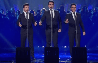Standing dell'Ariston per Il Volo Standing dell'Ariston per Il Volo