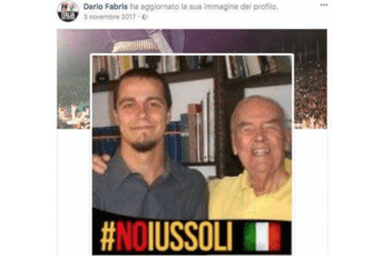 Foto con Priebke per il candidato di Forza Nuova Foto con Priebke per il candidato di Forza Nuova