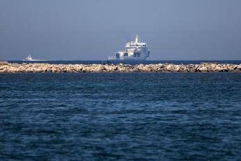 Coastguard ship docks in Trapani with 67 rescued migrants on board Coastguard ship docks in Trapani with 67 rescued migrants on board