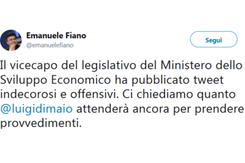 Omofobo e sessista, tweet inguaiano capo ufficio al Mise Omofobo e sessista, tweet inguaiano capo ufficio al Mise