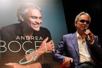 Bocelli con 'Sì' nella cinquina dei Grammy Bocelli con 'Sì' nella cinquina dei Grammy
