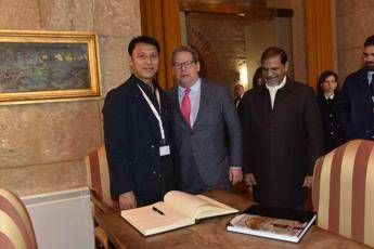 Presidente Ars riceve ministro India Presidente Ars riceve ministro India