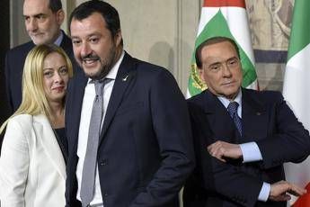 Incontro Berlusconi-Salvini-Meloni a Milano Incontro Berlusconi-Salvini-Meloni a Milano