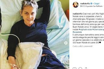 Vigilia in ospedale per la chemio, il post di Nadia Toffa Vigilia in ospedale per la chemio, il post di Nadia Toffa