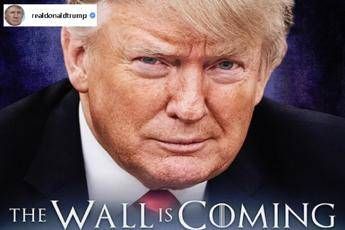 Trump in versione 'Trono di spade' Trump in versione 'Trono di spade'